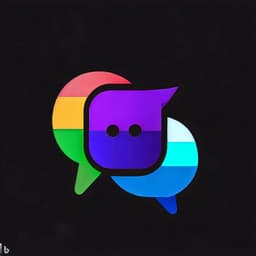 An logo that looks like a chat bubble